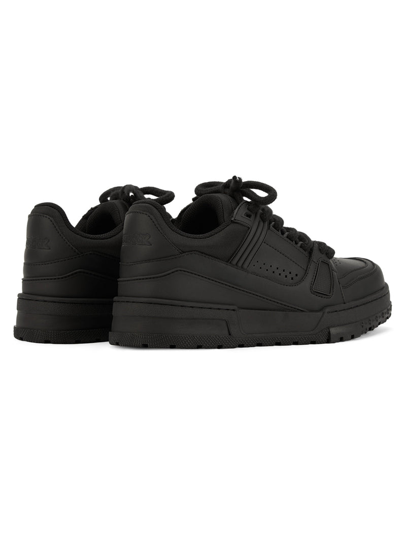 Black Warrior Street Rap Sneakers