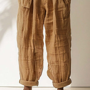 Men's Breathable Solid Color Casual Pants