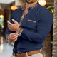 Men's Color Block Casual Long Sleeve Plaid Lapel Shirt