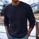 Men's Retro Crew Neck Western Style Knitted Sweater Pullover