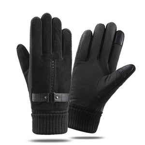 Men's Winter Warm Windproof Ski Touch Screen Gloves