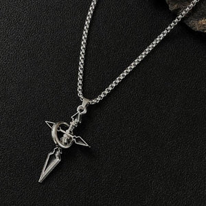 Casual Retro Cross Trend Necklace