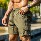 Lässige, feuchtigkeitsableitende Sportshorts für Herren