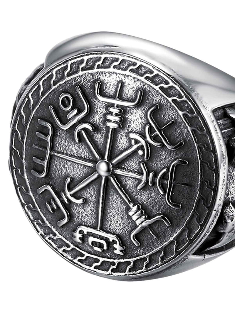 Engraved Stainless Steel Ring