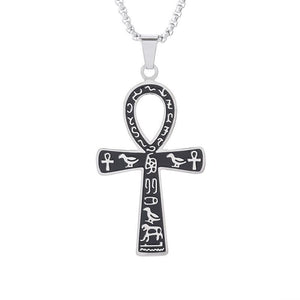 Vintage Casual Egyptian Symbol Cross Necklace
