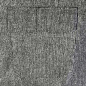 Lässiger Herren-Blazer aus Baumwolle und Leinen mit Revers, einreihig, schmaler Schnitt