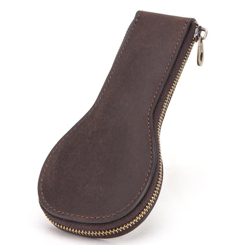Men's Vintage Cowhide Watch Storage Bag