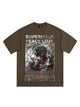 Gangsta Rapper Oversize Graphic T-shirt