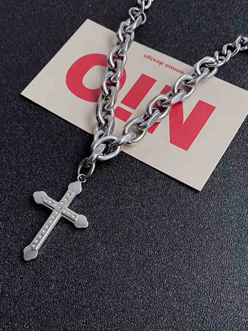 Black Cross Necklace