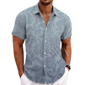 Men's Printed Hawaiian Short Sleeve Shirt