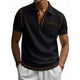 Lässiges Poloshirt aus Baumwolle für Herren mit kurzen Ärmeln