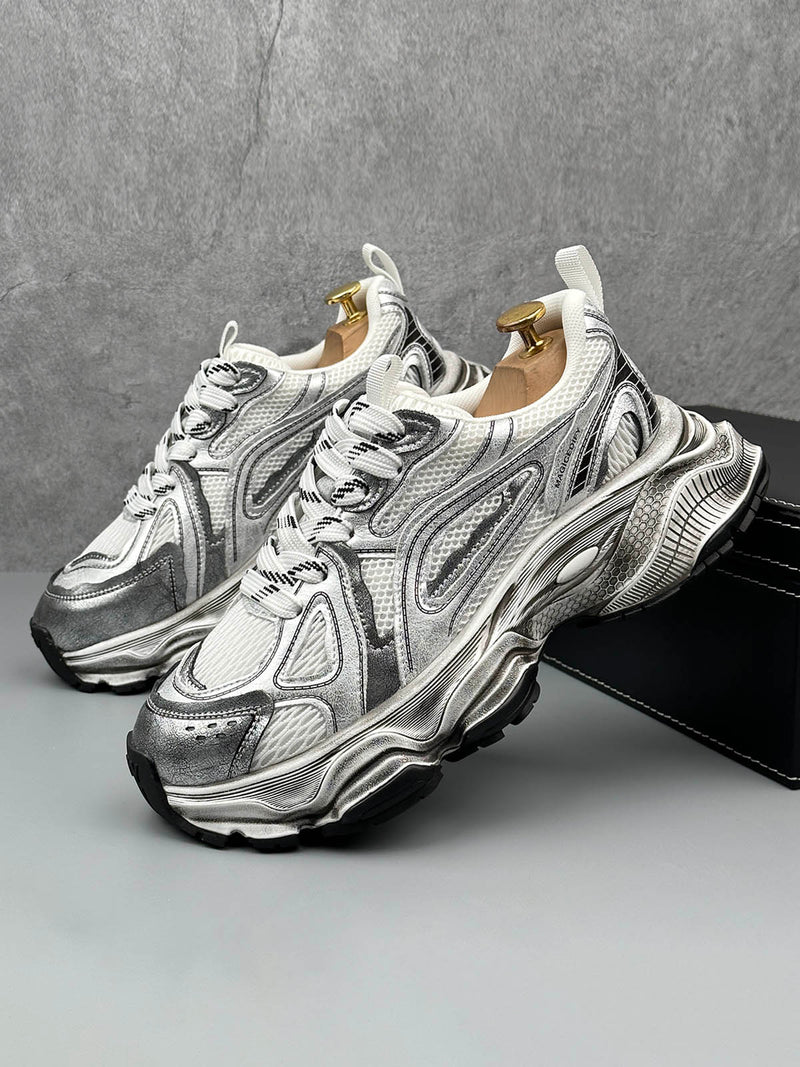 Chunky Sole Breathable Running Sneakers