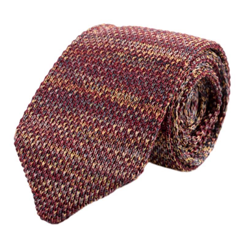 Vintage-Strickkrawatte in Pfeilform für Herren