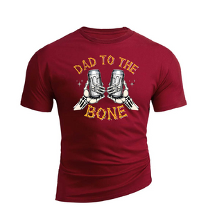DAD TO THE BONE BAUMWOLL-GRAFIK-T-SHIRT