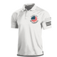 USA FLAG LETTERS RAGLAN GRAPHIC POLO SHIRT