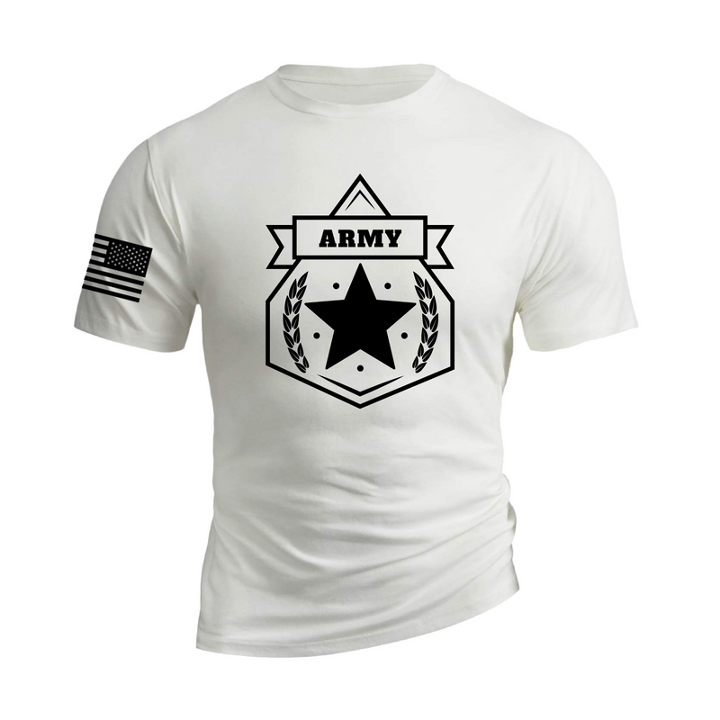 ARMY 100% COTTON GRAPHIC TEE