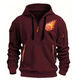 BASKETBALL ARM POCKET ZIPPER HOODIE