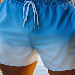 Herren Shorts mit Farbverlaufsdruck, modisch, sportlich, lässig