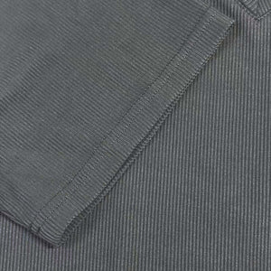 Lässiges Herren-T-Shirt aus gerippter Baumwollmischung mit V-Ausschnitt und schmaler Passform, kurzärmelig