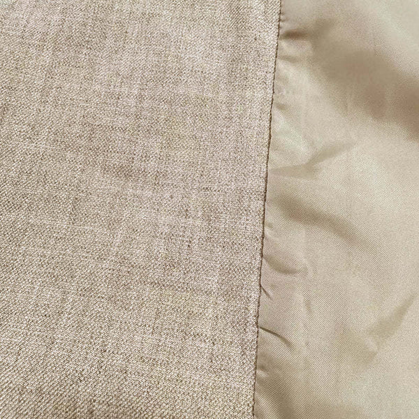 Lässiger, einreihiger Blazer aus Leinen mit Stehkragen für Herren im Slim Fit