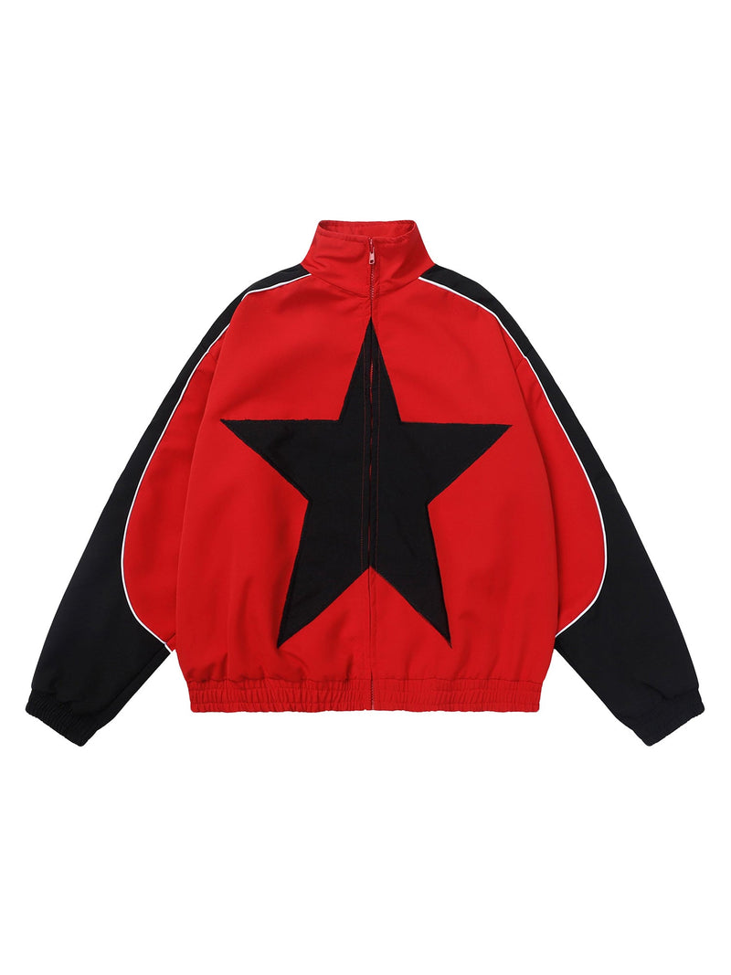 Pentagram Embroidered Jacket