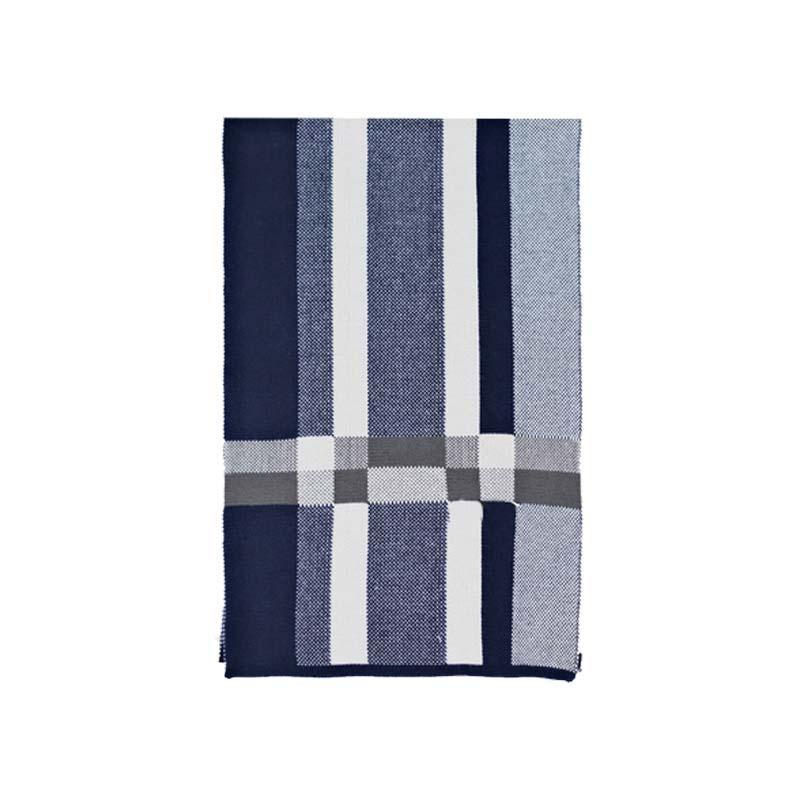 Warmer Strickschal im britischen Stil für Herren