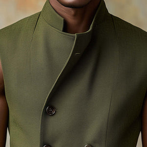 Men's Spring Fashion Stand Collar Sports Casual Vest