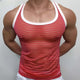 Men's Slim Fit Striped Tank Top