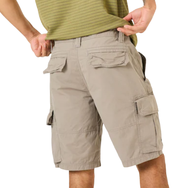 Lässige, bequeme Cargo-Shorts für Herren aus gewaschener Baumwolle mit mehreren Taschen