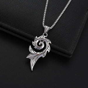 Vintage Casual Flame Necklace