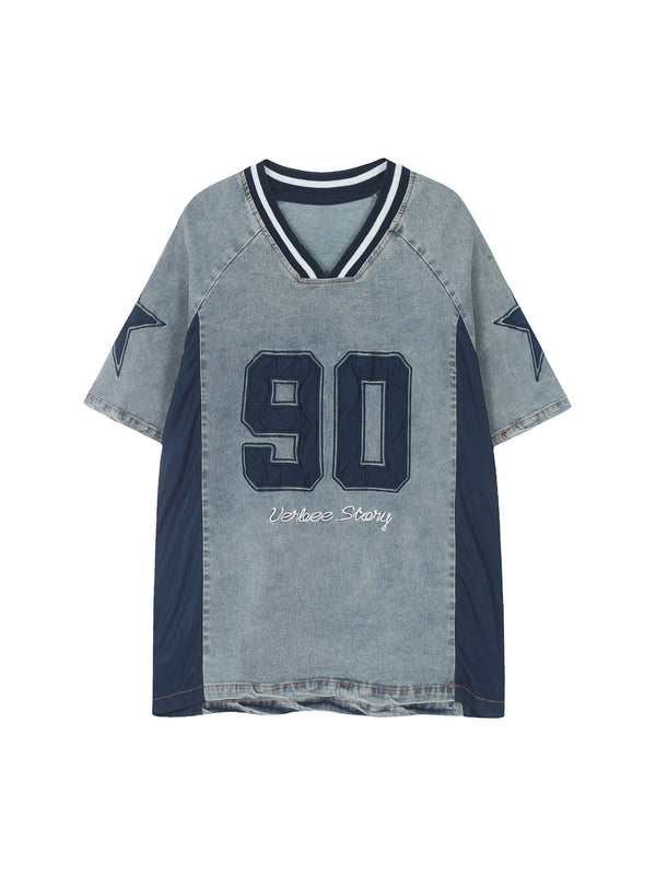 Hight Street Washed Patchwork T-shirt