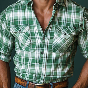 Men's Simple Casual Long-Sleeved Shirt