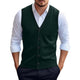 Lässige, einfarbige Strickjacke für Herren