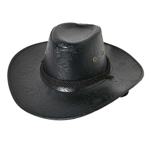 Men's PU Leather Western Cowboy Hat