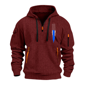 USA FLAGGE HERREN SPORT UND FREIZEIT JACQUARD HOODIES