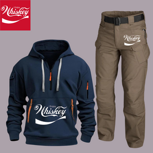 ICH GENIESSE ARMTASCHE REISSVERSCHLUSS-KAPUZENPULLOVER