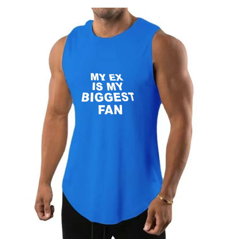 EX BIG FAN  MOISTURE WICKING ESSENTIALS TANK TOP