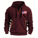 FLAG  ARM POCKET ZIPPER HOODIE