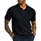 Men's Cable Knit Short Sleeve POLO Shirt MTA1819C9X