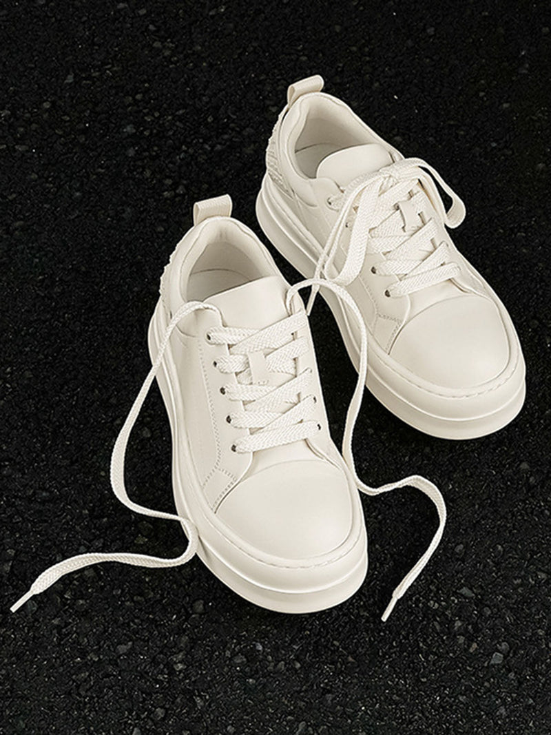 Cut Square Platform Sneakers