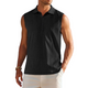 Einfarbige Pullover-Tanktops mit Revers für Herren