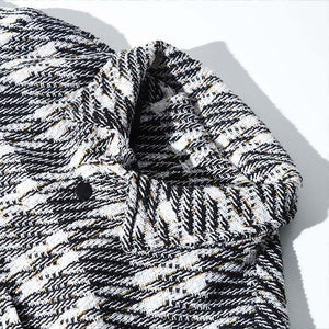 Men's Blended Lapel Single-breasted Jacket