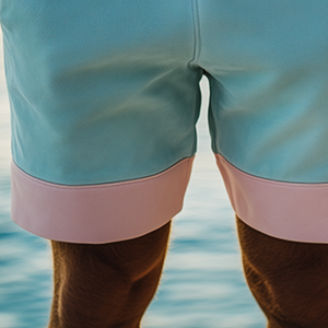 Herren Frühling und Sommer Mode Lässige Elastische Taille Wildleder Strand Shorts