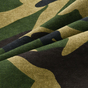 Men's Camouflage Canvas Retro Wear Lapel Jacket