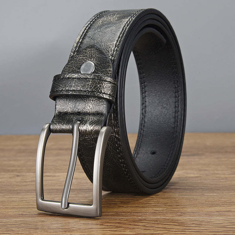Men's Retro All-match PU Leather Pin Buckle Belt