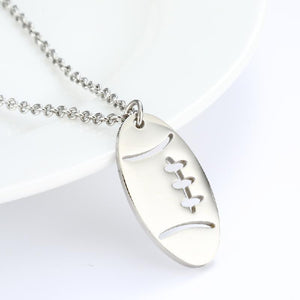 Retro Casual Irregular Rugby Necklace