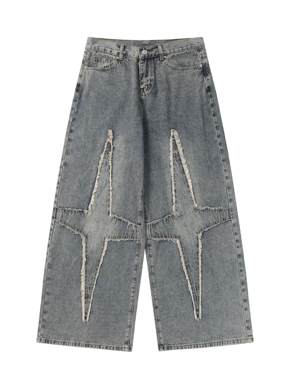 High Street Star Washed Jeans