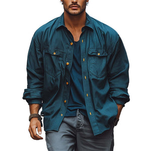 Men's Spring Fashion Long Sleeve Shirt