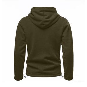 Lässiger Outdoor-Hoodie aus Polarfleece für Herren mit langen Ärmeln
