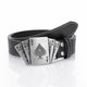 Men's Punk Style Playing Card Belt